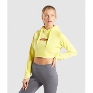 Gymshark Raw Edge Cropped Hoodie